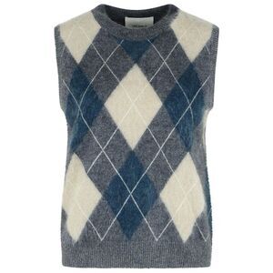 Lisa Yang 'Yasmine' Graphite Cashmere Vest Women